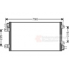 43005342 VAN WEZEL Конденсатор, кондиционер