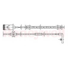 581375 BENDIX Сигнализатор, износ тормозных колодок