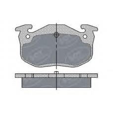 SP 190 SCT Комплект тормозных колодок, дисковый тормоз