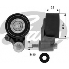 T41224 GATES Натяжной ролик, ремень грм