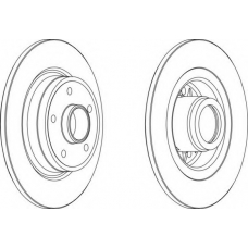 DDF1364 FERODO Тормозной диск