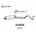 34.6036 ASSO Средний глушитель выхлопных газов