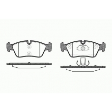 0384 40 KAWE Комплект тормозных колодок, дисковый тормоз