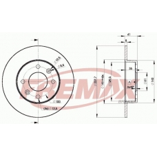 BD-6947 FREMAX Тормозной диск