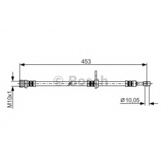 1 987 481 270 BOSCH Тормозной шланг