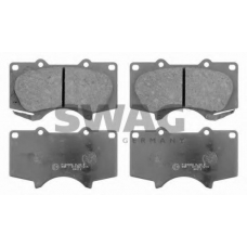 81 91 6726 SWAG Комплект тормозных колодок, дисковый тормоз