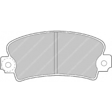 FDB72 FERODO Комплект тормозных колодок, дисковый тормоз