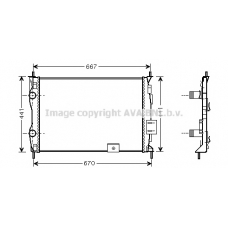 DNA2279 Prasco Радиатор, охлаждение двигателя