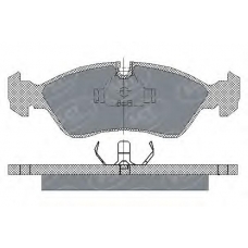 SP 158 SCT Комплект тормозных колодок, дисковый тормоз
