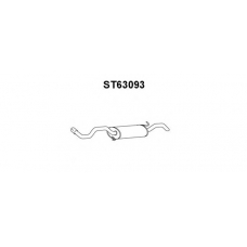 ST63093 VENEPORTE Глушитель выхлопных газов конечный