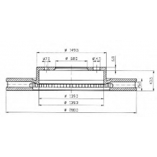 BDC3912 QUINTON HAZELL Тормозной диск
