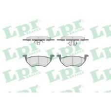 05P1620 LPR Комплект тормозных колодок, дисковый тормоз