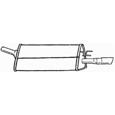 40654 SIGAM Глушитель выхлопных газов конечный