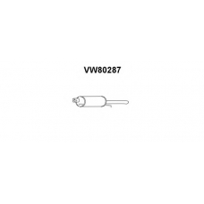 VW80287 VENEPORTE Глушитель выхлопных газов конечный