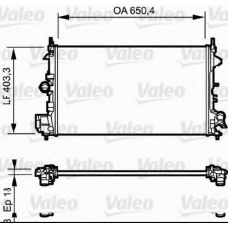 734981 VALEO Радиатор, охлаждение двигателя