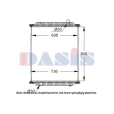 390008S AKS DASIS Радиатор, охлаждение двигателя