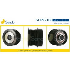 SCP92106.0 SANDO Ременный шкив, генератор