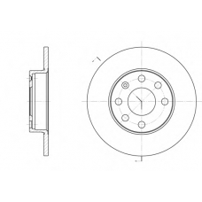 6057.00 REMSA Тормозной диск