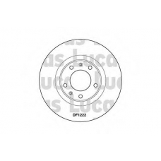 DF1222 TRW Тормозной диск