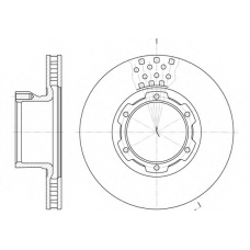 61177.10 REMSA Тормозной диск