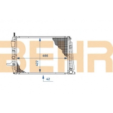 2108929 BEHR Radiator