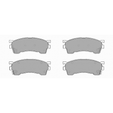 789 SIMER Комплект тормозных колодок, дисковый тормоз