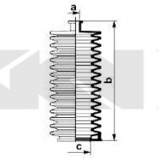 83661 SPIDAN Пыльник, рулевое управление