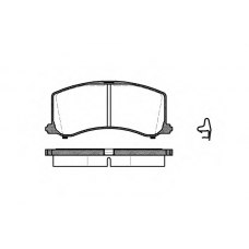 P4953.02 WOKING Комплект тормозных колодок, дисковый тормоз