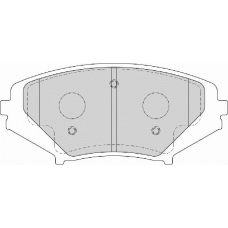 FD7172A NECTO Комплект тормозных колодок, дисковый тормоз