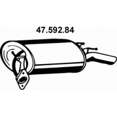47.592.84 EBERSPACHER Глушитель выхлопных газов конечный
