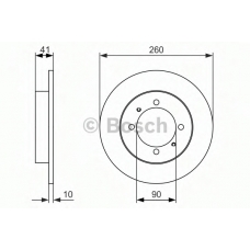 0 986 479 923 BOSCH Тормозной диск