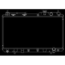 013M22 J. DEUS Радиатор, охлаждение двигателя
