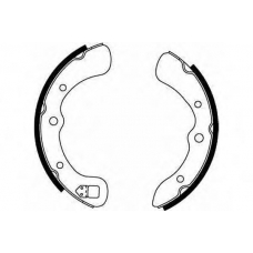 GS8139 TRW Комплект тормозных колодок