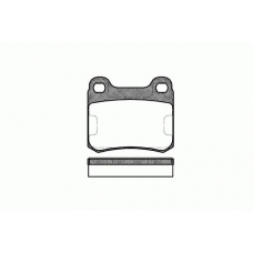 0157.00 REMSA Комплект тормозных колодок, дисковый тормоз
