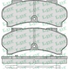 05P411 LPR Комплект тормозных колодок, дисковый тормоз