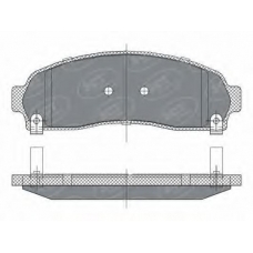SP 290 SCT Комплект тормозных колодок, дисковый тормоз