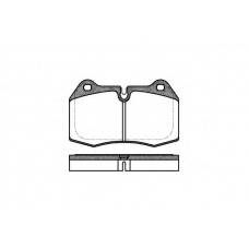 0441.00 QUINTON HAZELL Комплект тормозных колодок, дисковый тормоз