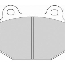FD465A NECTO Комплект тормозных колодок, дисковый тормоз