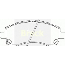 21654 10 C BRECK Комплект тормозных колодок, дисковый тормоз