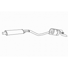 19030 WALKER Глушитель выхлопных газов конечный