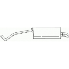 22641 SIGAM Глушитель выхлопных газов конечный