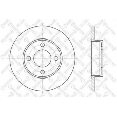 6020-4718-SX STELLOX Тормозной диск