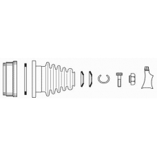 922714 EKG Шарнирный комплект, приводной вал