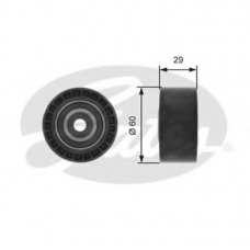 T42036 GATES Паразитный / ведущий ролик, зубчатый ремень