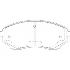 WBP23515A WAGNER LOCKHEED Комплект тормозных колодок, дисковый тормоз