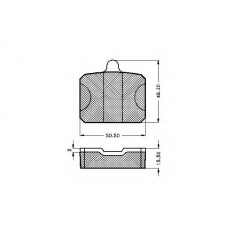 32143 SPIDAN Комплект тормозных колодок, дисковый тормоз