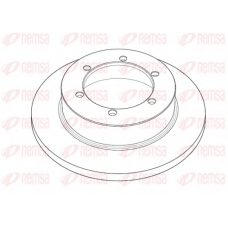 NCA1191.10 REMSA Тормозной диск