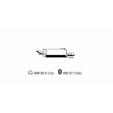 011235 ERNST Глушитель выхлопных газов конечный