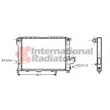 73002033 VAN WEZEL Радиатор, охлаждение двигателя