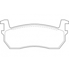 WBP20957A WAGNER LOCKHEED Комплект тормозных колодок, дисковый тормоз